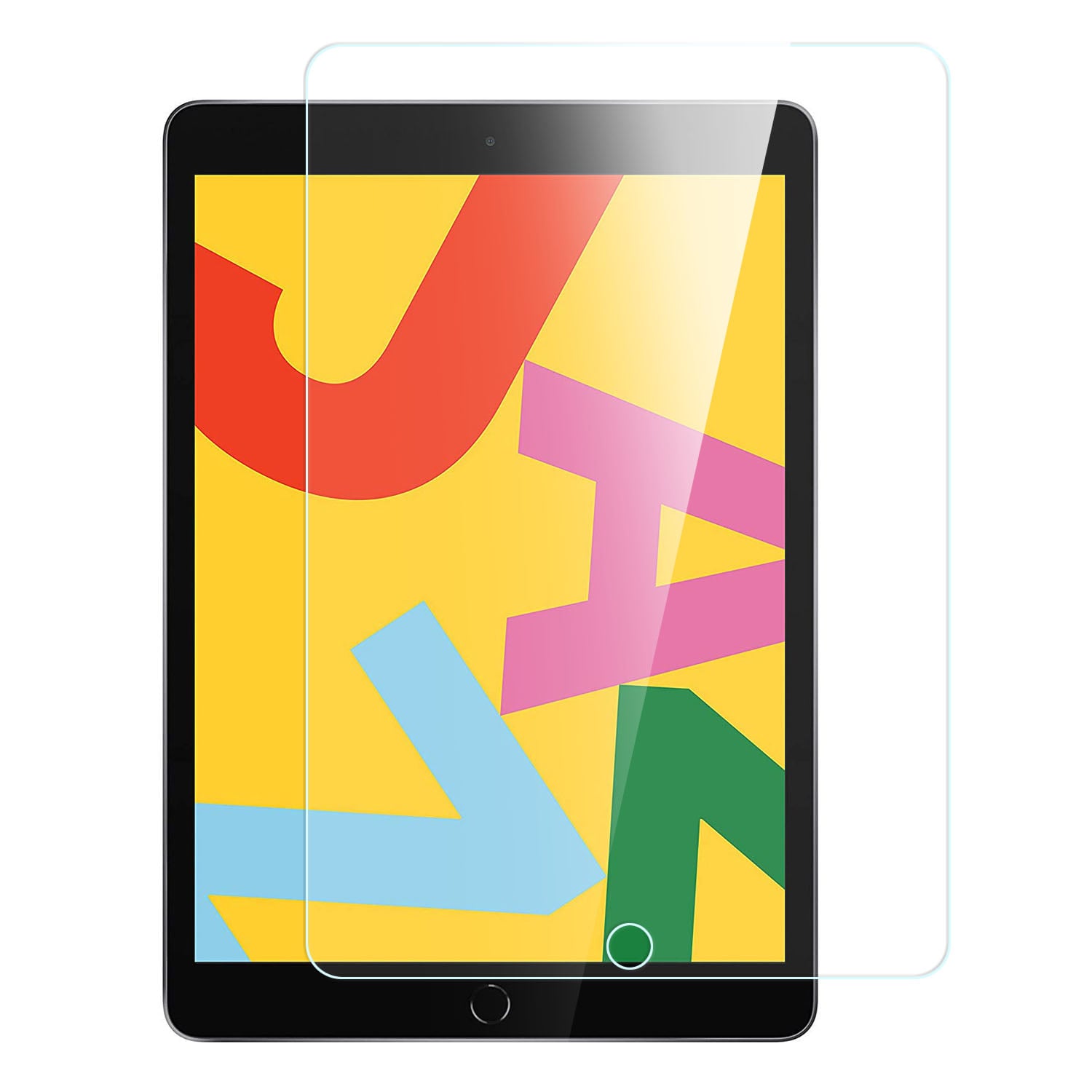 For Apple iPad 9th Gen 10.2 inch (2021) Tablet HQ AB Glue Tempered Glass .33mm Thick
